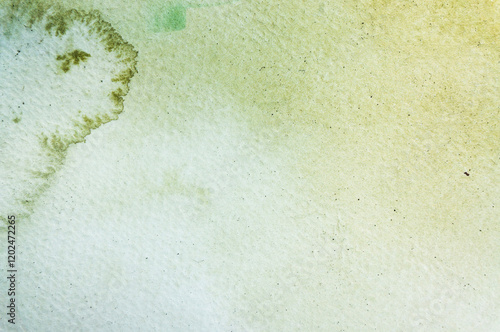 Watercolor background. Abstract painting. Background for a postcard. Spots of paint. Painting for the interior. Alla prima technique. Watercolor paper. 