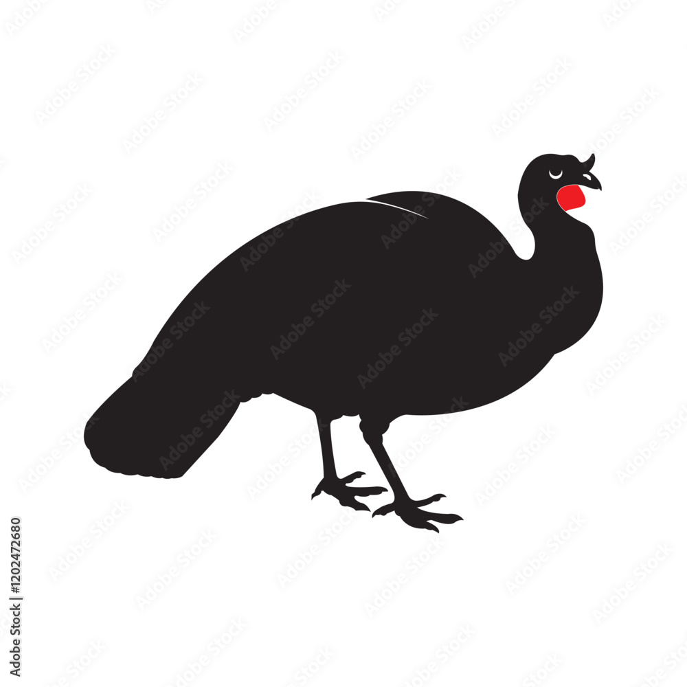 Fototapeta premium Turkey Chicken Icon