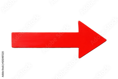 red arrow up line hand drawn 

