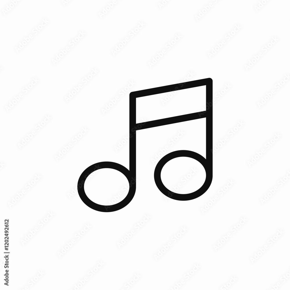 beam note icon sign vector beam note icon sign vector