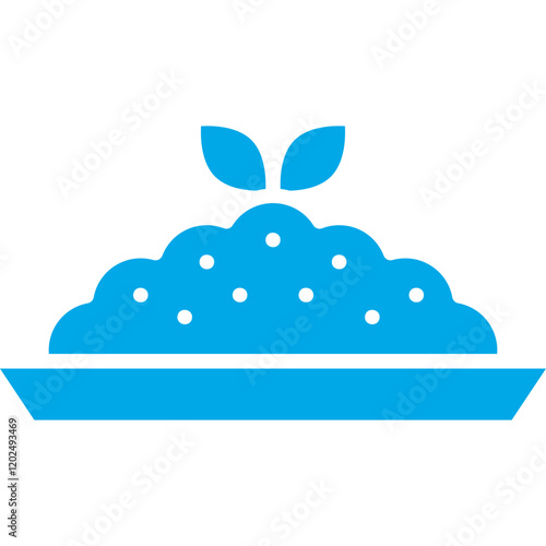 Risotto icon single vector illustration