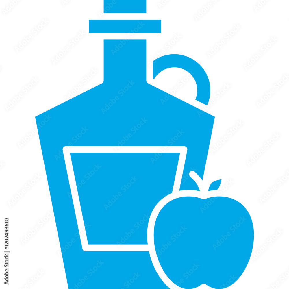 Apple Cider icon single vector illustration Apple Cider icon single vector illustration