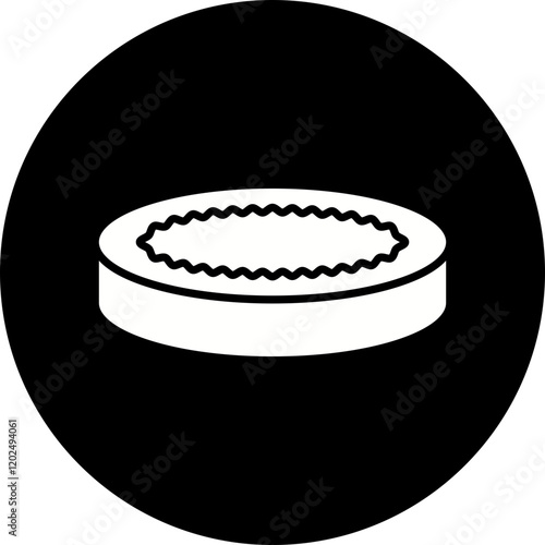 Creme Brulee icon single vector illustration