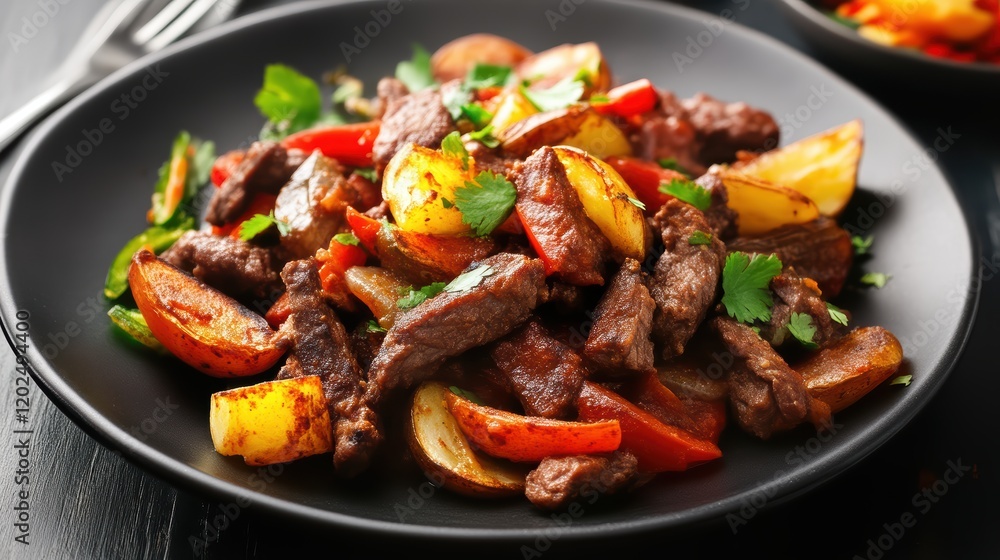 Smokey Mexican beef wedges with bold spices, tender beef, and crispy potato wedges, perfect for a flavorful dish. Smokey Mexican beef wedges with bold spices, tender beef, and crispy potato wedges, perfect for a flavorful dish.