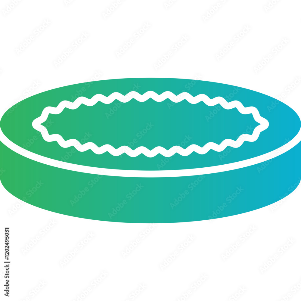 Creme Brulee icon single vector illustration