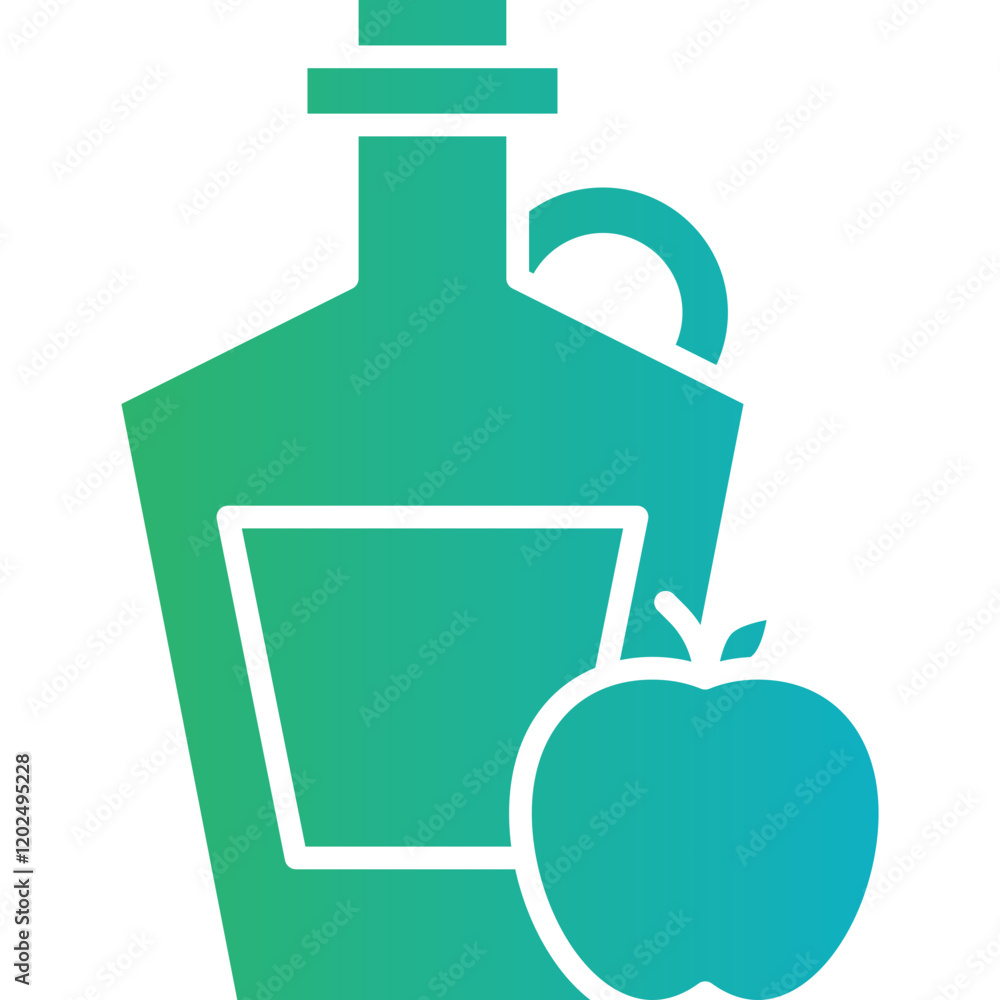Apple Cider icon single vector illustration Apple Cider icon single vector illustration