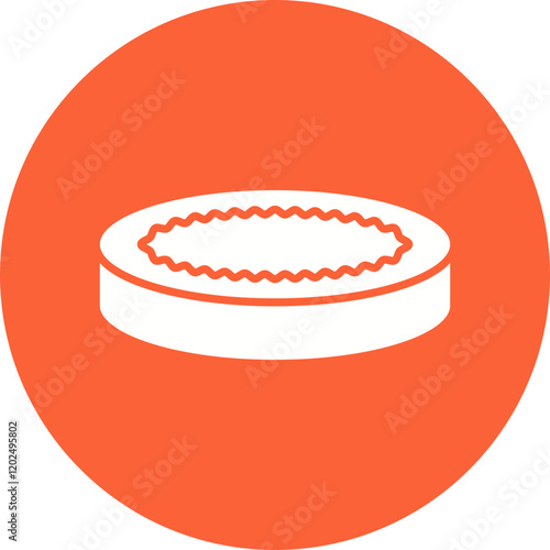 Creme Brulee icon single vector illustration