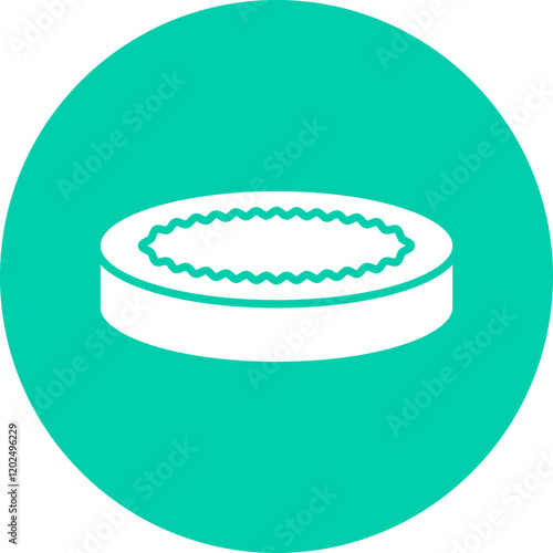 Creme Brulee icon single vector illustration