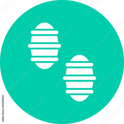 Gnocchi icon single vector illustration