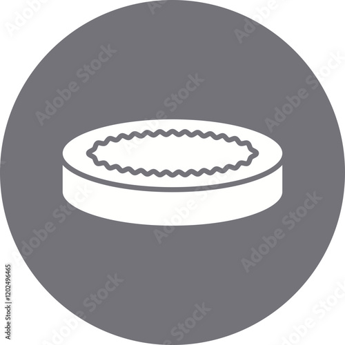 Creme Brulee icon single vector illustration