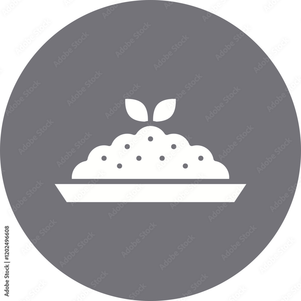 Risotto icon single vector illustration Risotto icon single vector illustration