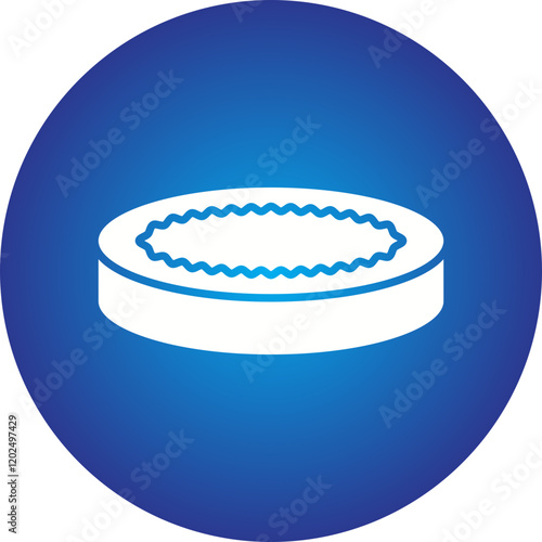Creme Brulee icon single vector illustration