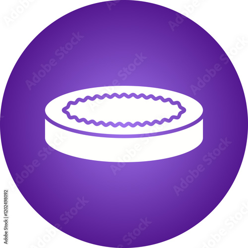 Creme Brulee icon single vector illustration