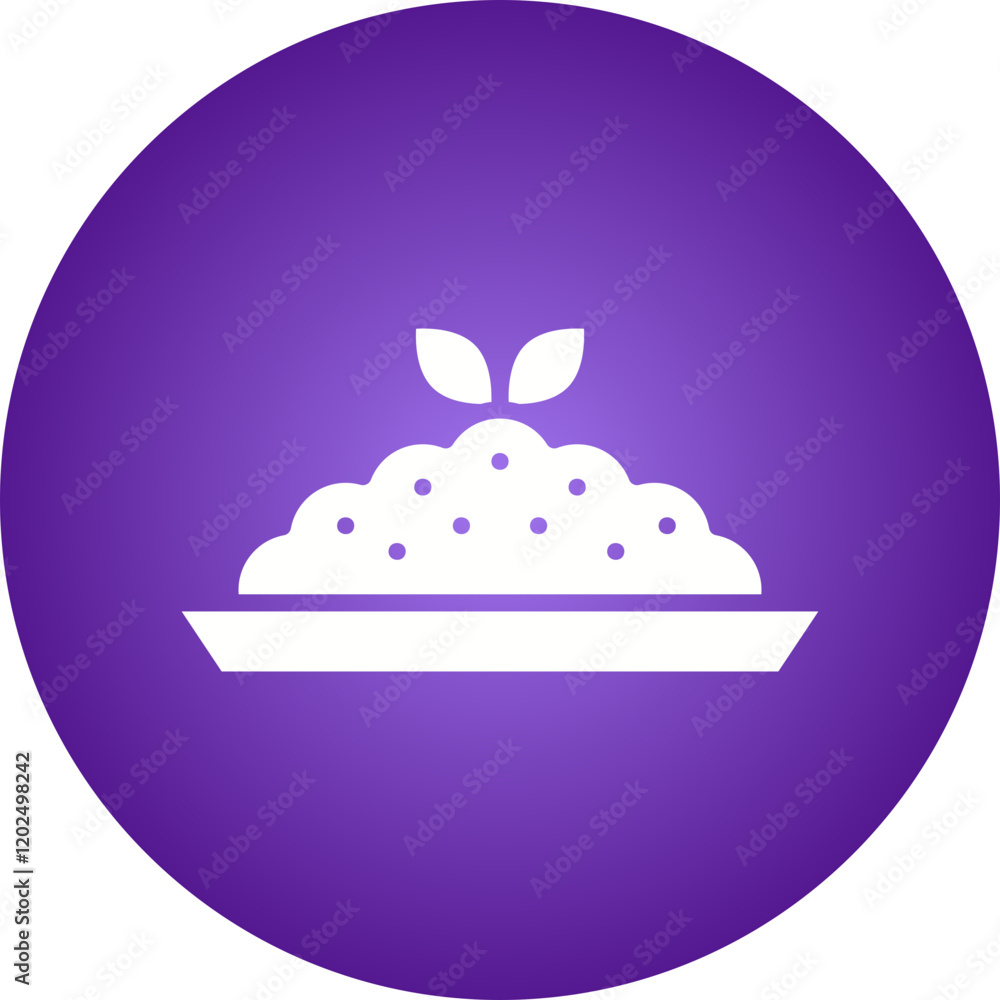 Risotto icon single vector illustration Risotto icon single vector illustration