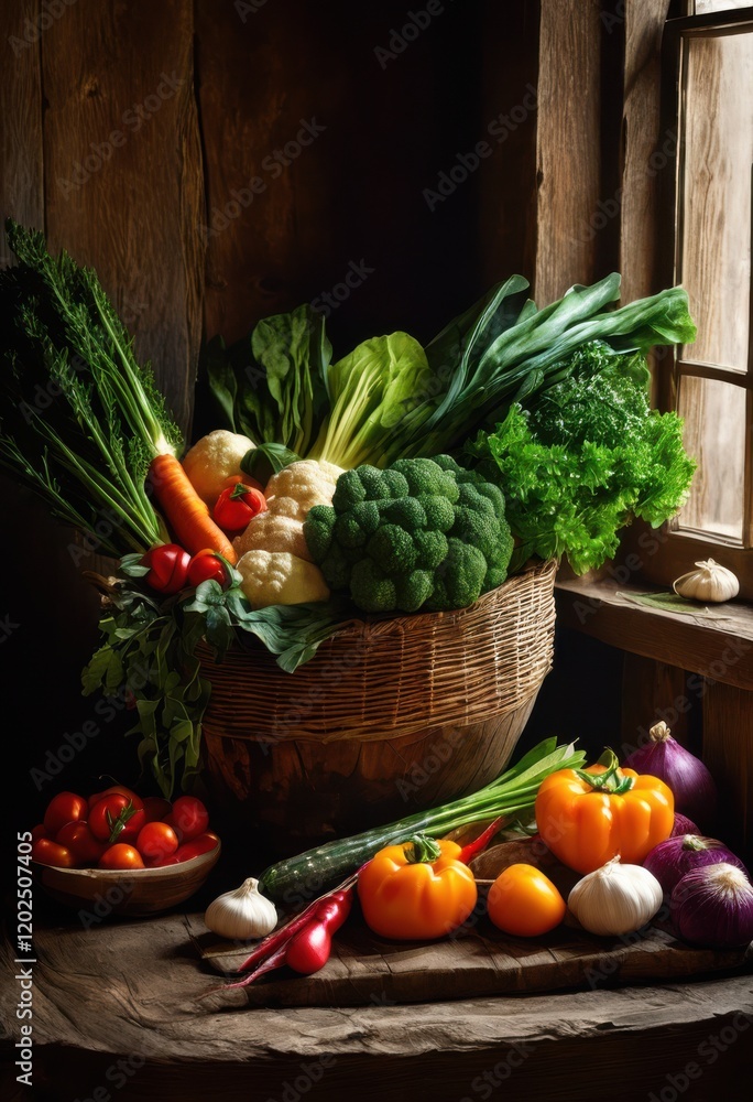 vibrant vegetable arrangement showcasing natural textures colors bounty fresh harvest produce, rainbow, lgbtq, lgbt, pride, colorful, love, equality, bright