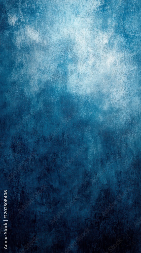 Fototapeta premium Soft Abstract Blue Background With Gentle Gradients and Textures for Digital Designs. Generative AI
