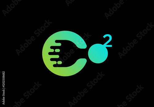 Modern and sophisticated logo design of the CO2 logo.