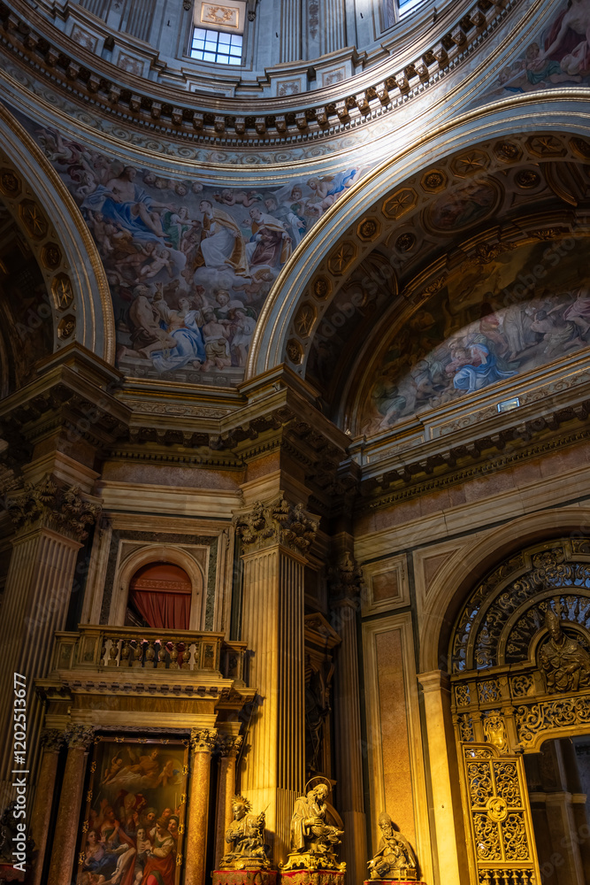 Obraz premium italia saint gennaro church naples duomo