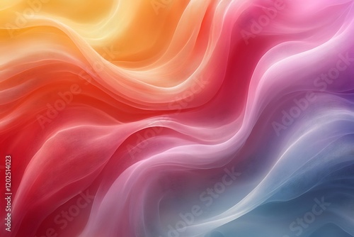 Wallpaper Mural Abstract Colorful Waves Flowing Seamlessly Torontodigital.ca