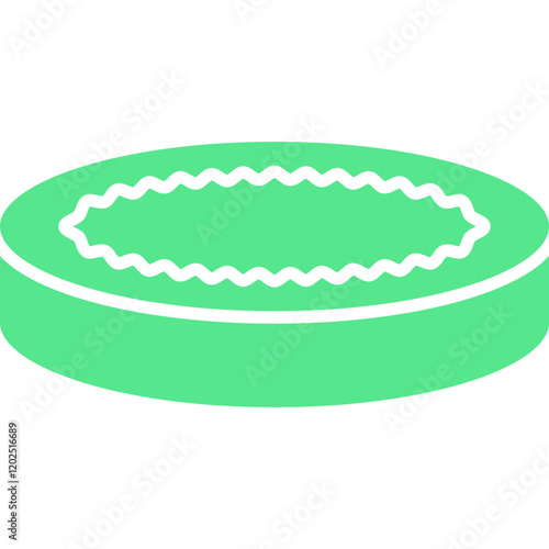 Creme Brulee icon single vector illustration