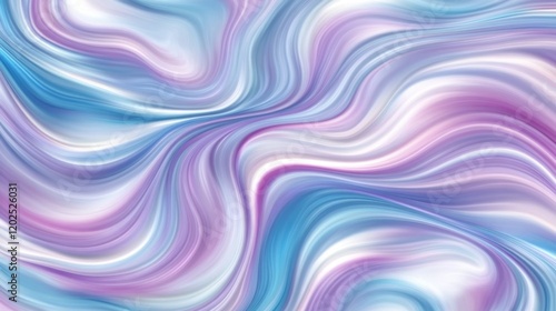 Wallpaper Mural Abstract swirling pastel blue and purple marble texture. Torontodigital.ca
