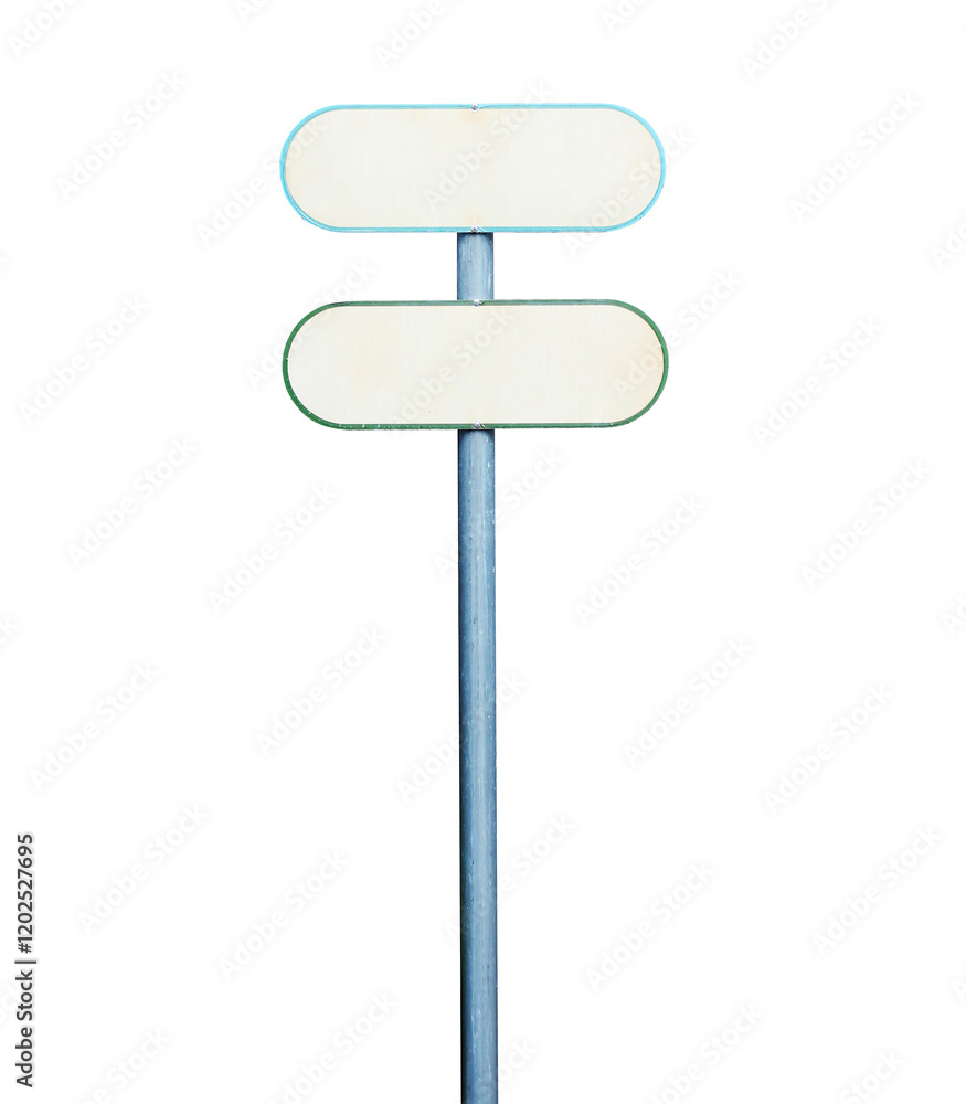 Empty billboard isolated on white background with clipping path. Empty billboard isolated on white background with clipping path.