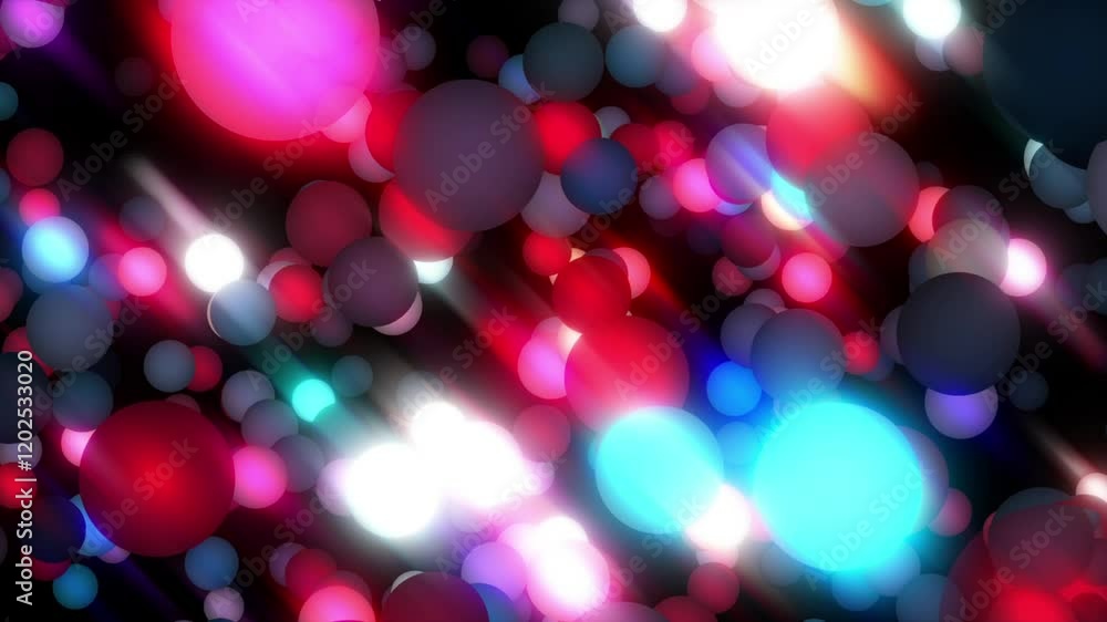 Floating Light Particles Motion Background Floating Light Particles Motion Background