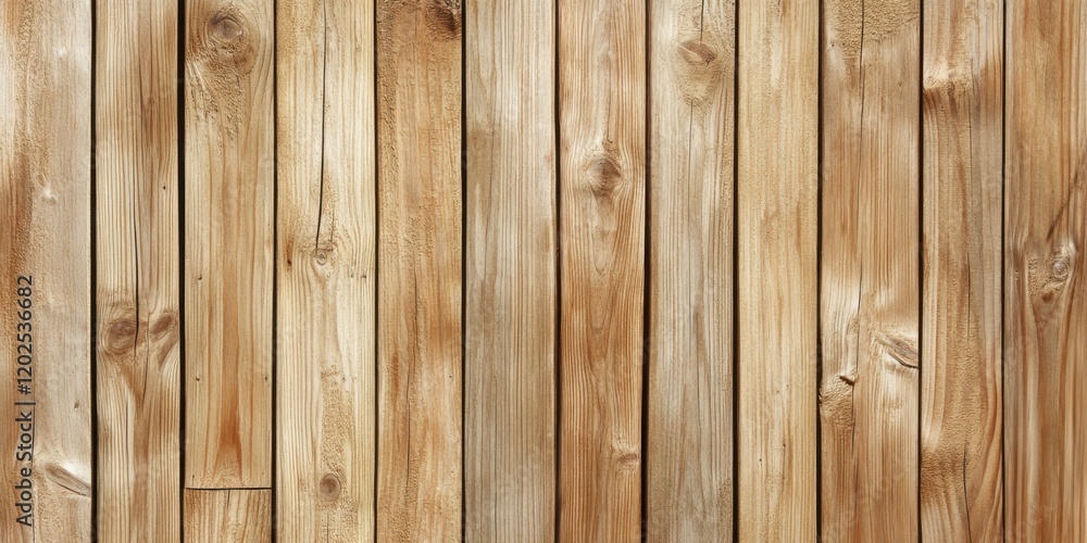 Fototapeta premium Seamless light brown wooden texture background