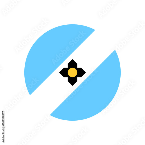 Flag of Madison city, Wisconsin, US