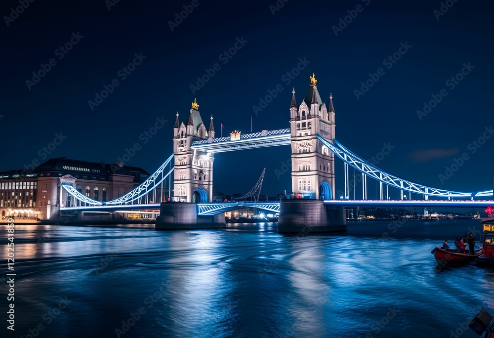 Obraz premium tower bridge at night