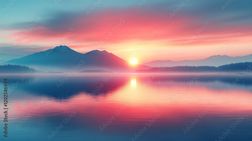 Majestic mountains reflecting in a serene ice-covered lake during sunrise with soft morning light and blurred background, providing space for a modern caption on the side
Majestic mountains reflecting in a serene ice-covered lake during sunrise with soft morning light and blurred background, providing space for a modern caption on the side