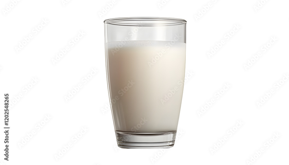 glass of milk isolated on transparent background cutout glass of milk isolated on transparent background cutout