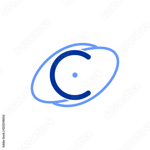 Letter C communication logo design editable vector brand identity corporates image  photo