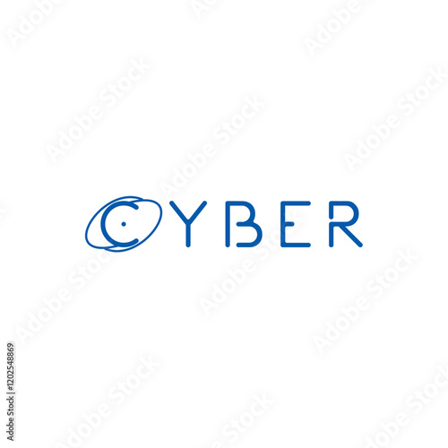 Cyber technology internet artificial intelligence logo design editable vector brand identity corporates image  photo