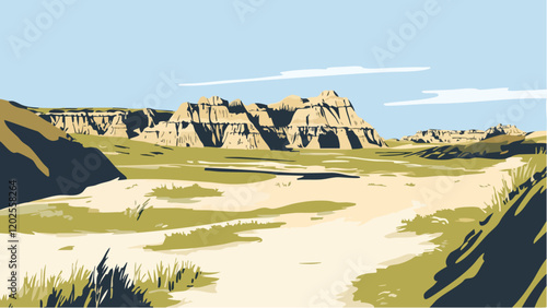 South Dakota Desert Hills