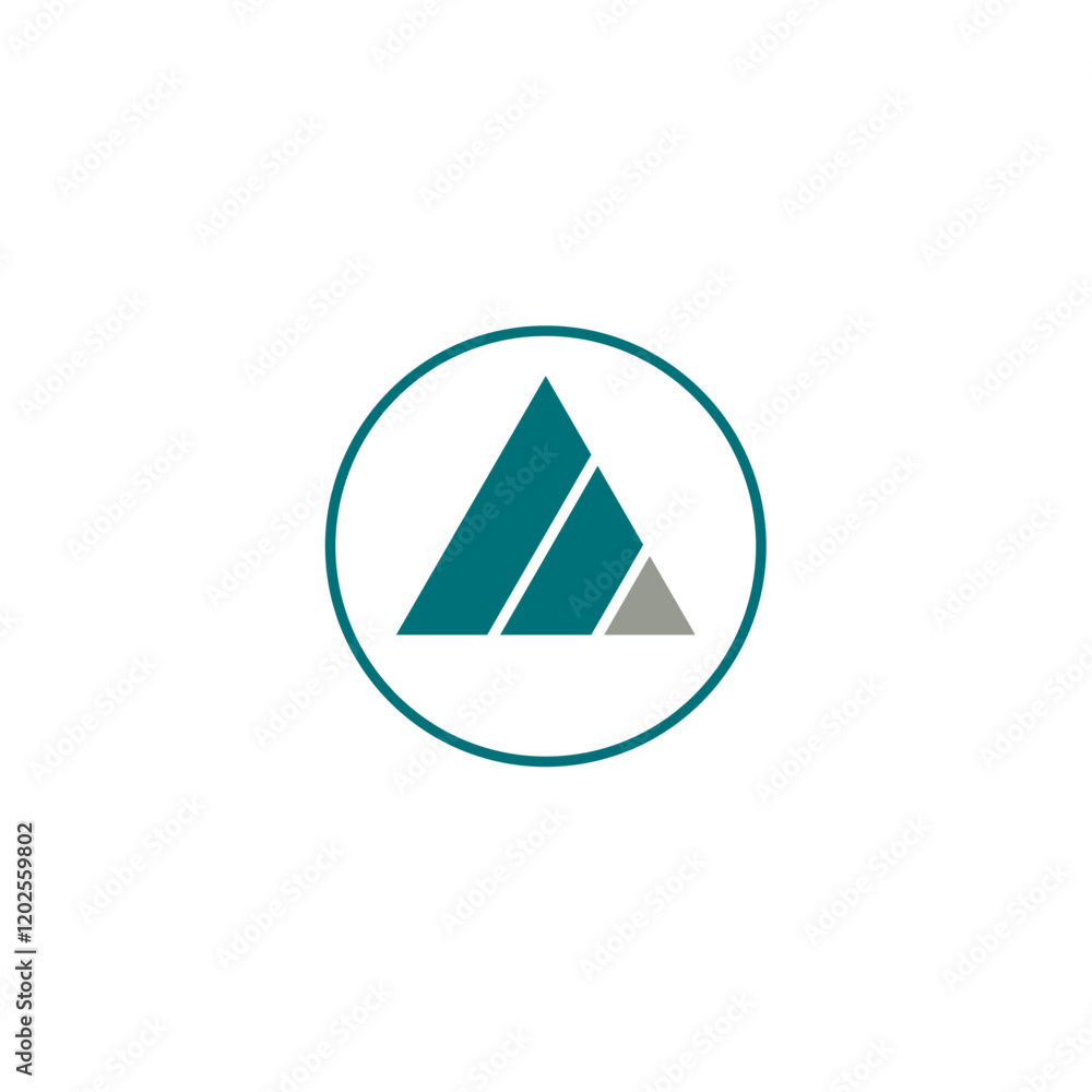 Triangle logo design represents geometric creativity and innovative balance, conveying a modern, professional brand identity corporate image editable vector. Triangle logo design represents geometric creativity and innovative balance, conveying a modern, professional brand identity corporate image editable vector.