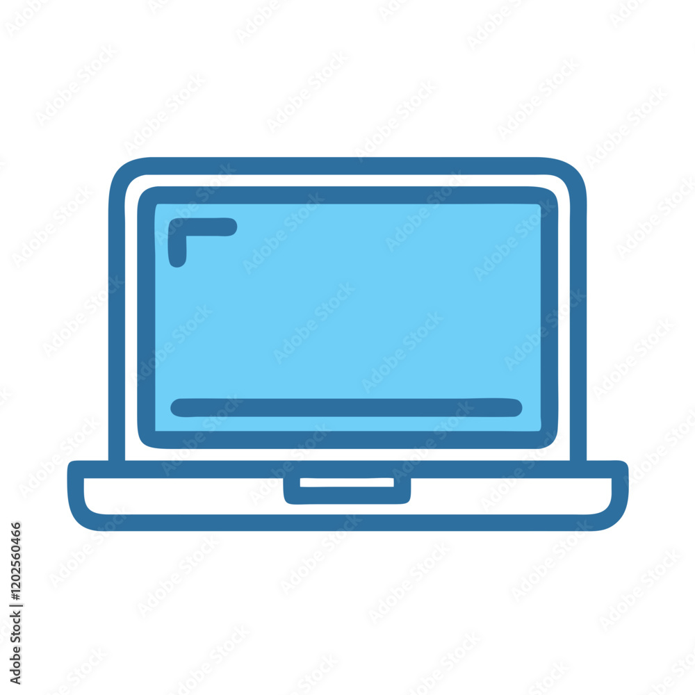 Laptop Icon for Technology and Digital Work Laptop Icon for Technology and Digital Work