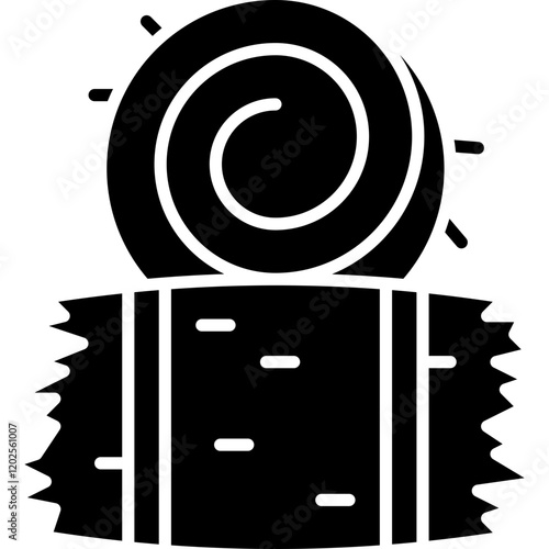 Hay icon single vector illustration