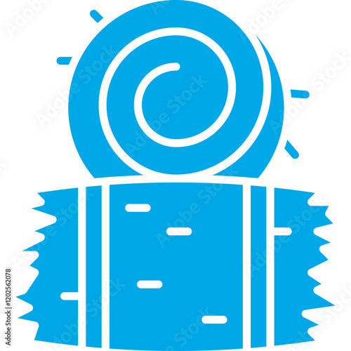 Hay icon single vector illustration
