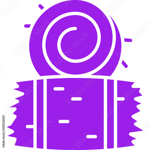 Hay icon single vector illustration