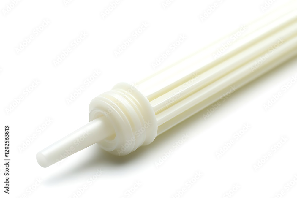 White squeeze tube isolated on a white background White squeeze tube isolated on a white background