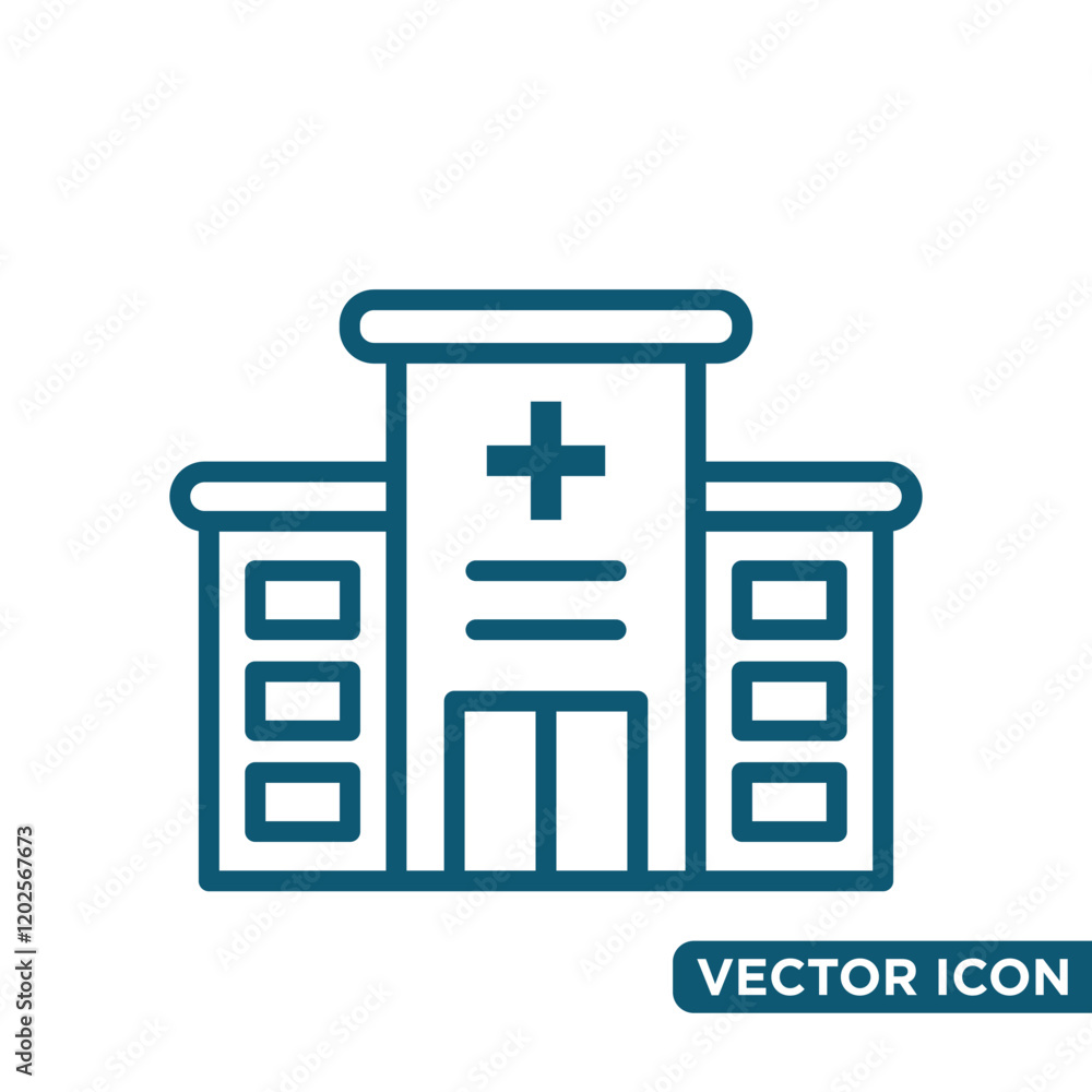 Simple Hospital Icon Design Template Simple Hospital Icon Design Template