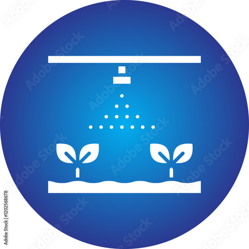 Irrigation icon single vector illustration