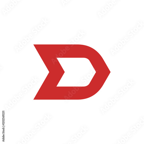 Free Download Letter D Direction Aero logo design represents forward motion and innovation with sleek elements for a professional brand identity corporate image editable vector. - GFXLoad