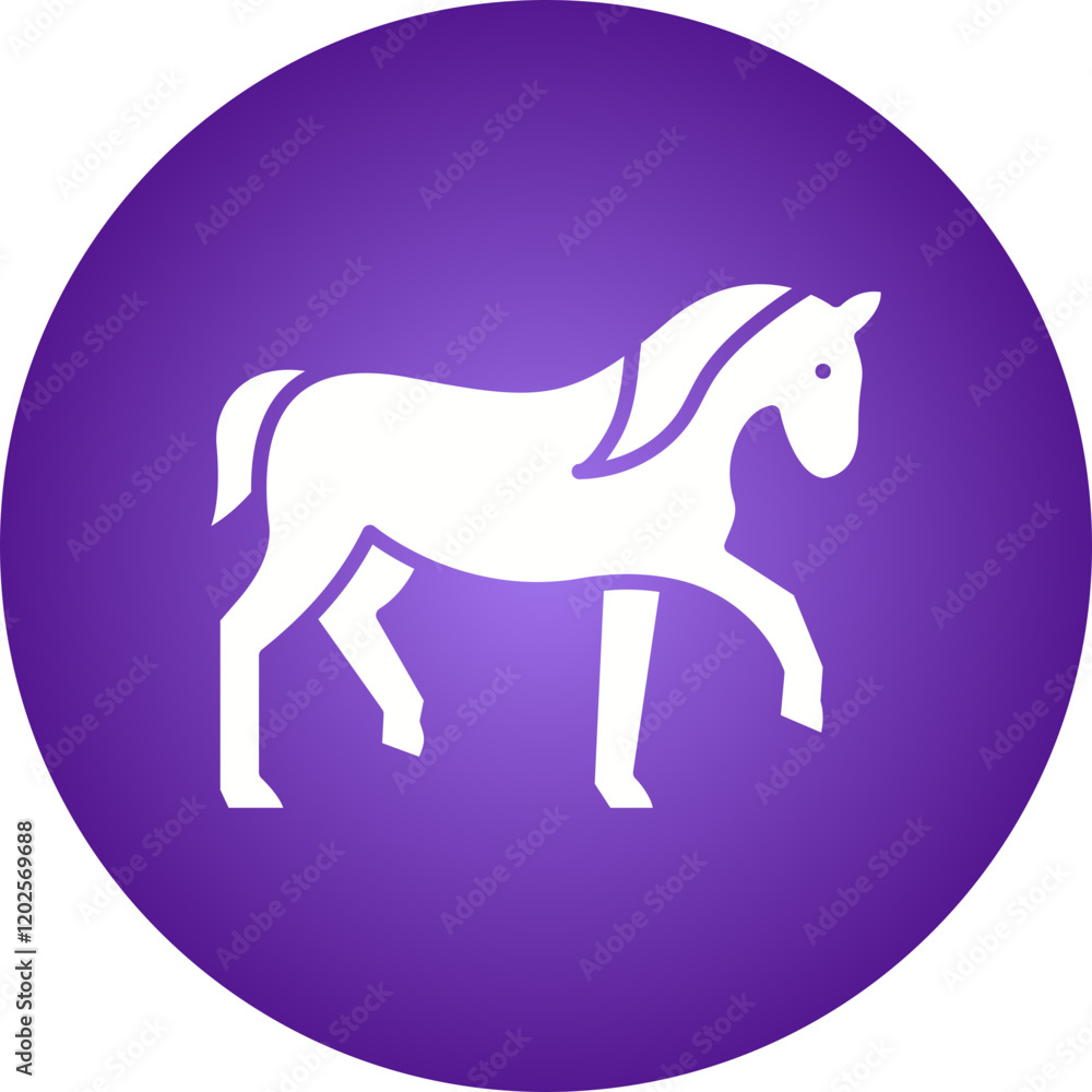 Horse icon single vector illustration Horse icon single vector illustration