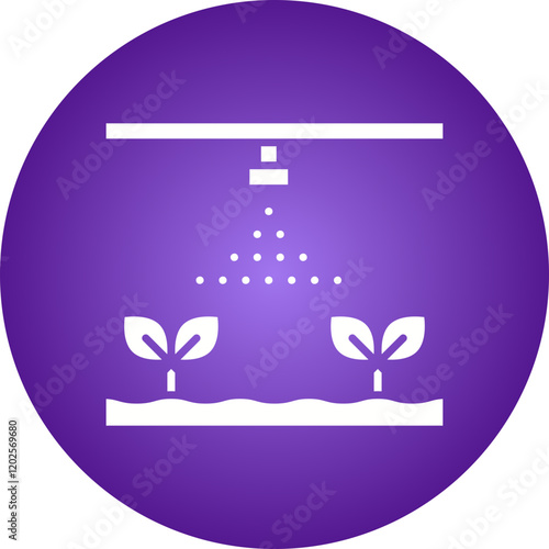 Irrigation icon single vector illustration