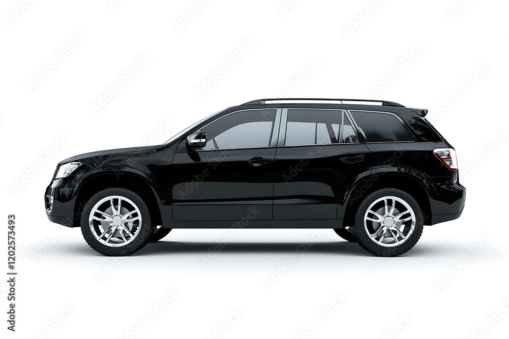 Fototapeta premium Suv car isolated on a white background