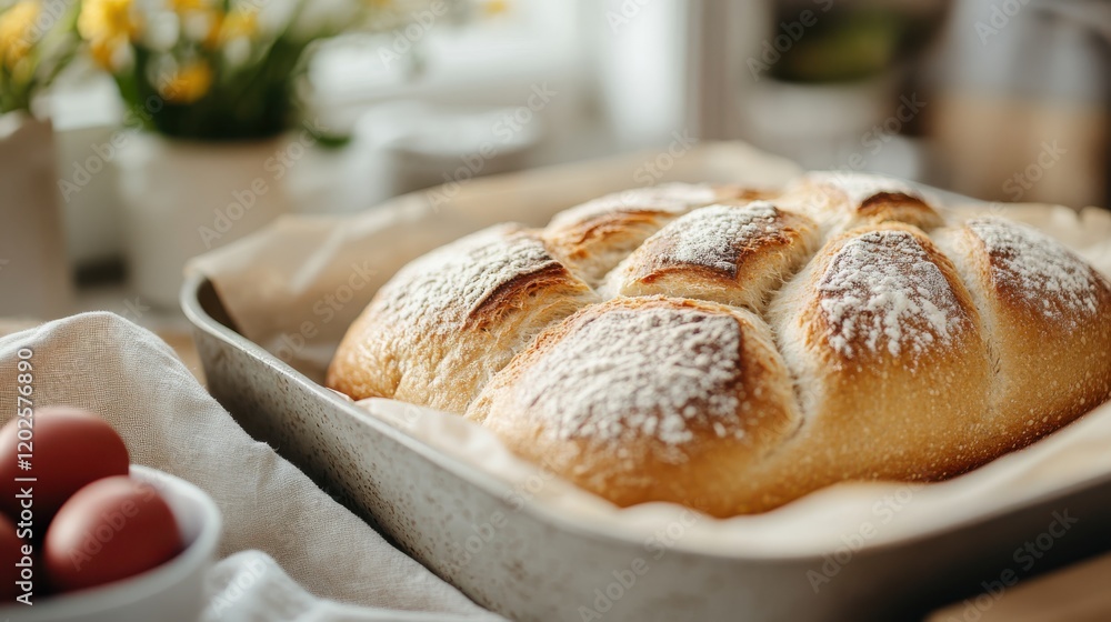 Celebrate spring with traditional Easter breads and red eggs Celebrate spring with traditional Easter breads and red eggs