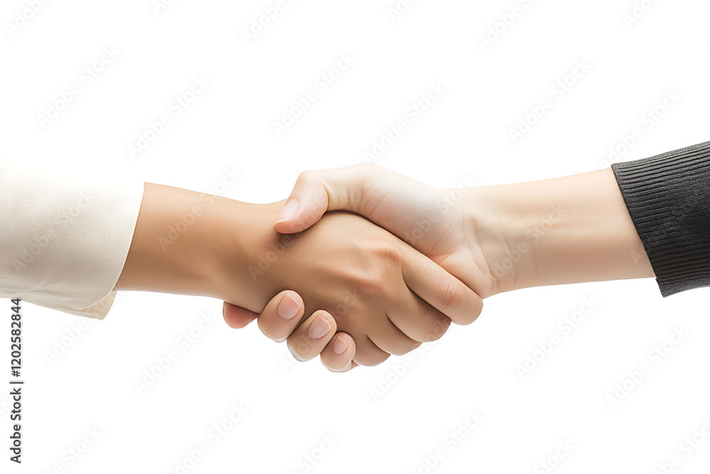 Multicultural diversity joining of hands, handshake, togetherness, community photo with diverse skin colors isolated on a white background Multicultural diversity joining of hands, handshake, togetherness, community photo with diverse skin colors isolated on a white background