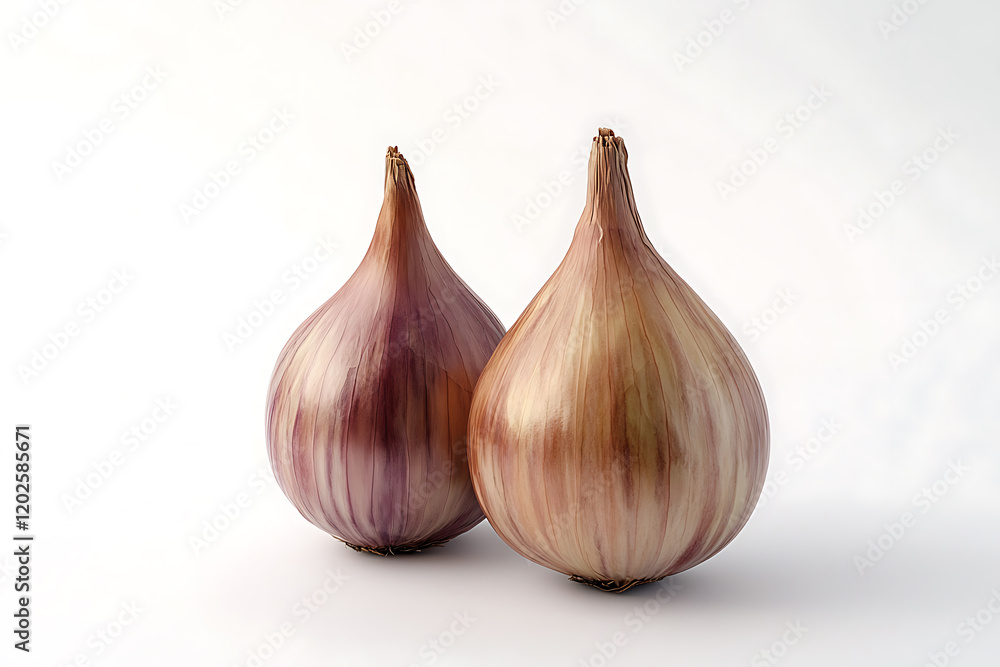 Fototapeta premium Onion isolated a white background